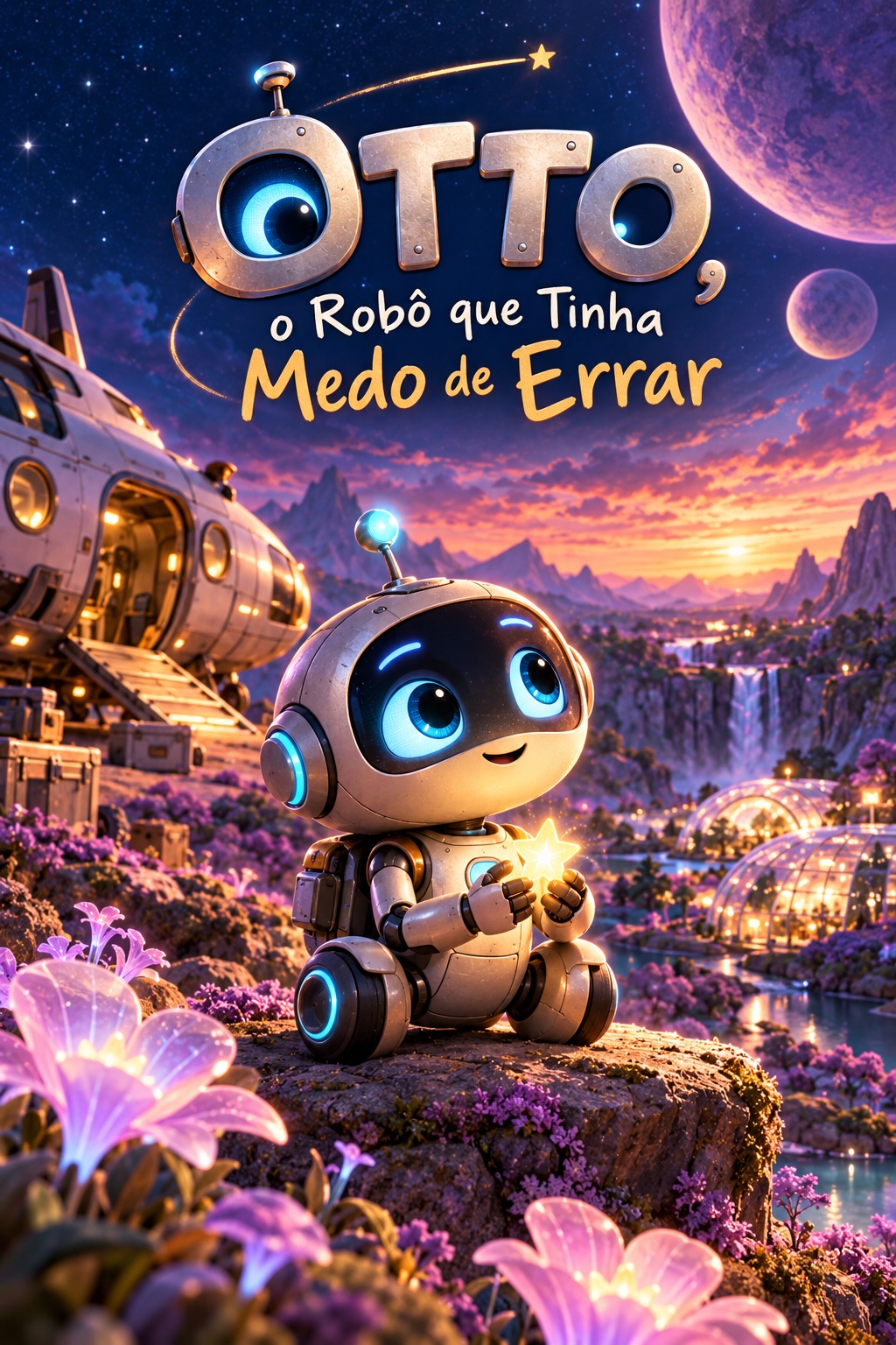 Capa de Otto, o Robô que Tinha Medo de Errar