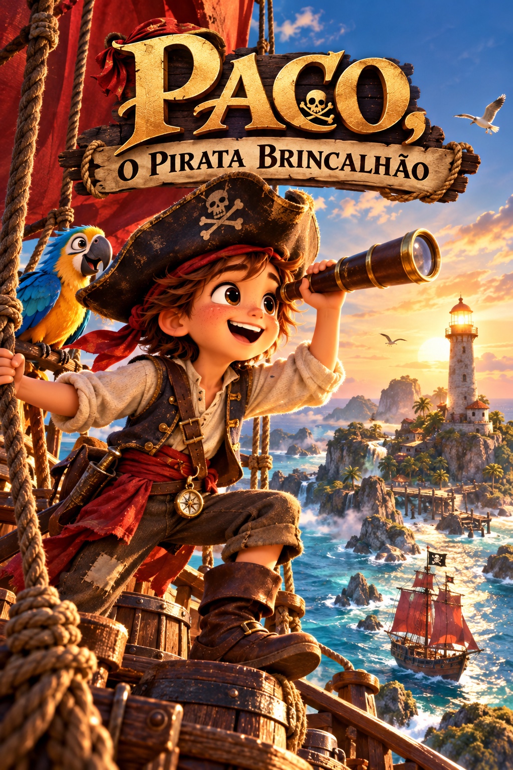 Capa de Paco, o Pirata Brincalhão